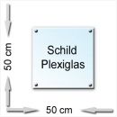 Plexi Schild 50cm