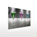 Acrylglas Wandbild in XXL - Vorschlag Cocktail Gläser